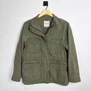 Madewell Surplus‎ Jacket Utility Military Foliage GreenDrawstring Waist Small